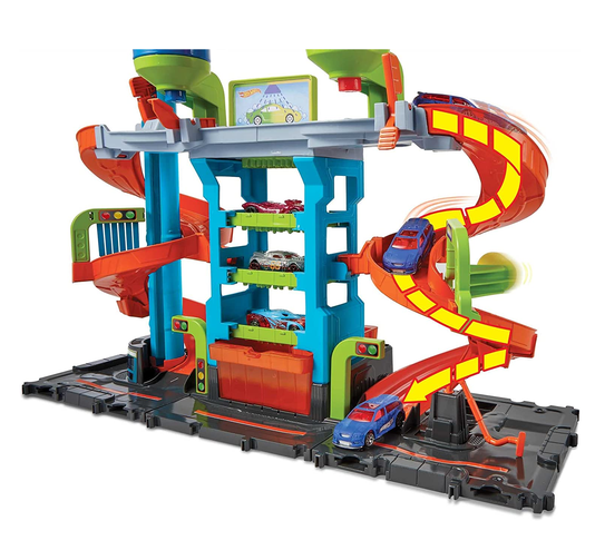 Pista Hot Wheels City Lava rápido Mega Torre Mattel