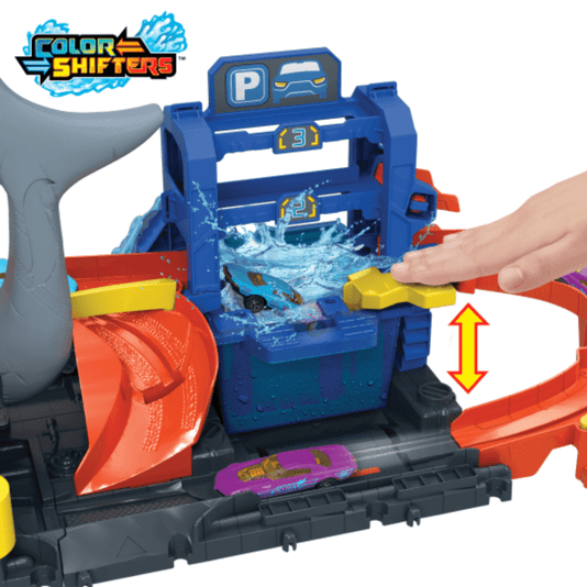 Pista Hot Wheels City Lava-Rápido Mega Tubarão Mattel