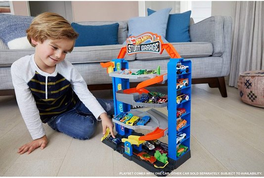 Garagem de Manobras Hot Wheels City Vs. Robo Beasts Mattel