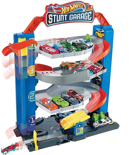 Garagem de Manobras Hot Wheels City Vs. Robo Beasts Mattel