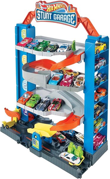 Garagem de Manobras Hot Wheels City Vs. Robo Beasts Mattel