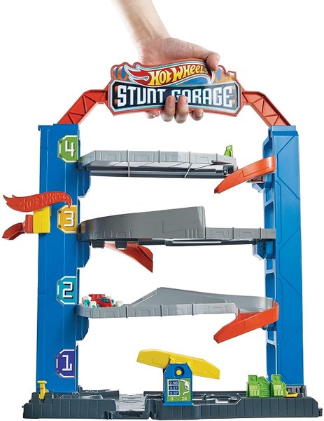 Garagem de Manobras Hot Wheels City Vs. Robo Beasts Mattel