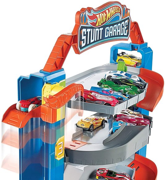 Garagem de Manobras Hot Wheels City Vs. Robo Beasts Mattel