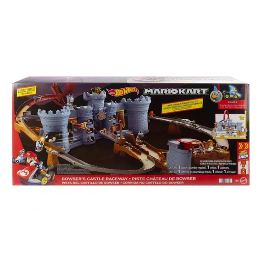 Pista Hot Wheels Mario Kart Bowser Castelo Mattel 