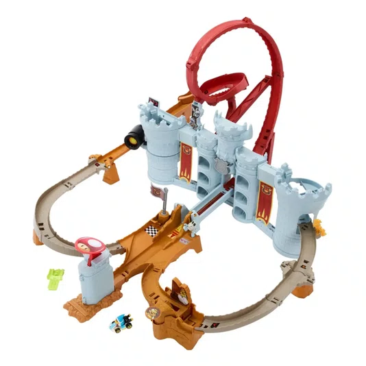 Pista Hot Wheels Mario Kart Bowser Castelo Mattel 