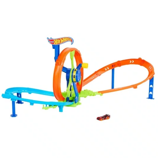 Pista Hot Wheels Stunt Tracks Desafio Turbina de Ação Mattel