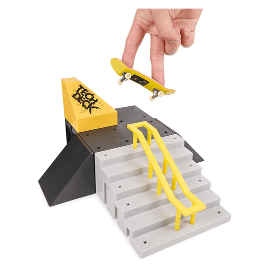 Pista Tech Deck Pyramid Shredder com Skate de Dedo Almost Sunny