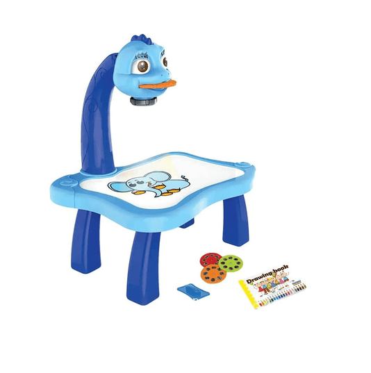 Play & Learn Mesa Projetora Para Desenhar Azul Multikids