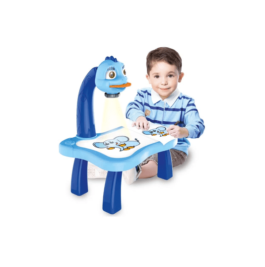 Play & Learn Mesa Projetora Para Desenhar Azul Multikids
