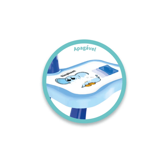 Play & Learn Mesa Projetora Para Desenhar Azul Multikids