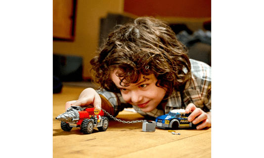 Polícia de Elite: Perseguição de Carro Perfurador Lego City