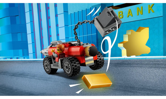 Polícia de Elite: Perseguição de Carro Perfurador Lego City