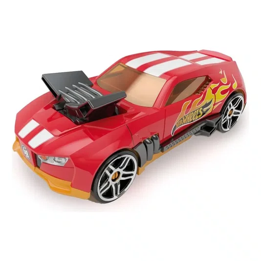 Porta Carrinho Radical 2 em 1 Vermelho Hot Wheels Fun