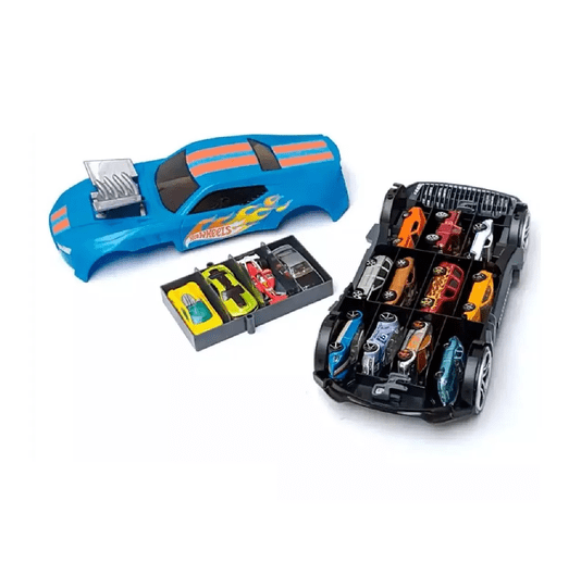 Porta Carrinhos Radical 2 Em 1 Hot Wheels Fun 