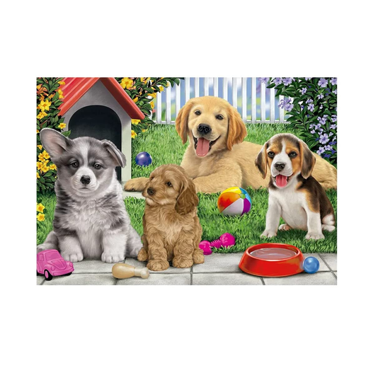 Puzzle Cachorros Fofinhos 30 Peças Grow