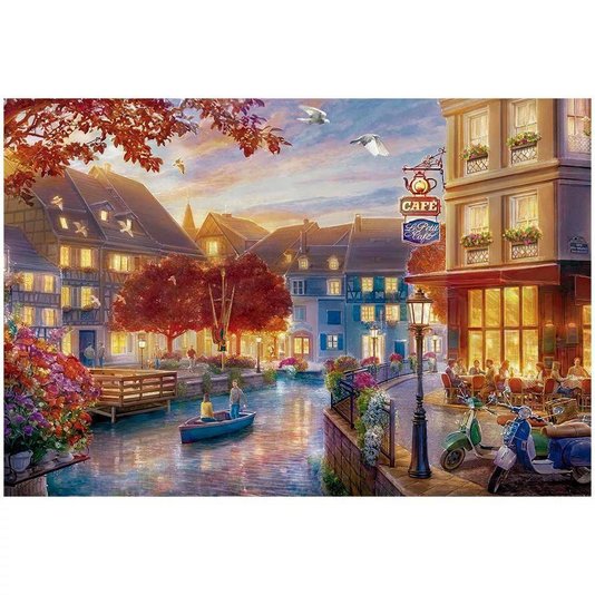 Puzzle Le Petit Café 6000 Peças Grow