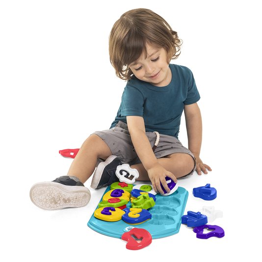 Brinquedo Educativo Puzzle Mania Números Tateti