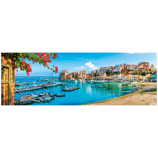 Puzzle Panorama Castellammare del Golfo 1500 Peças Grow