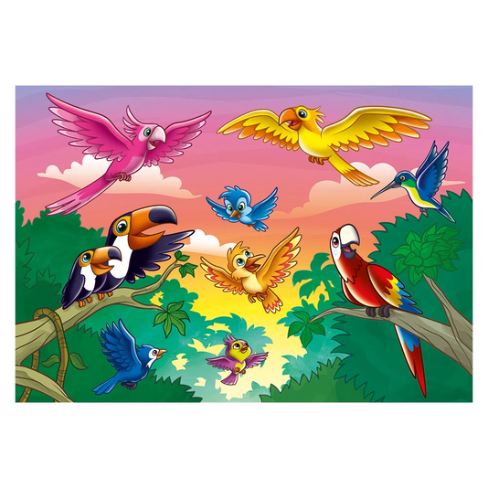 Puzzle Progressivo Animais Céu, Terra e Mar Grow