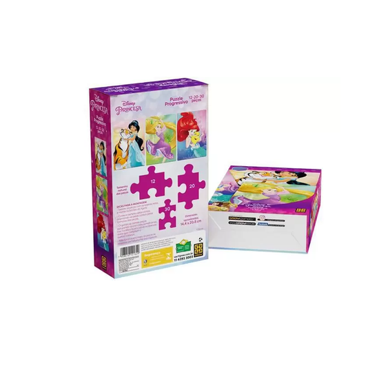 Puzzle Progressivo Princesas Grow