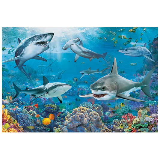Puzzle Tubarões 150 Peças Grow