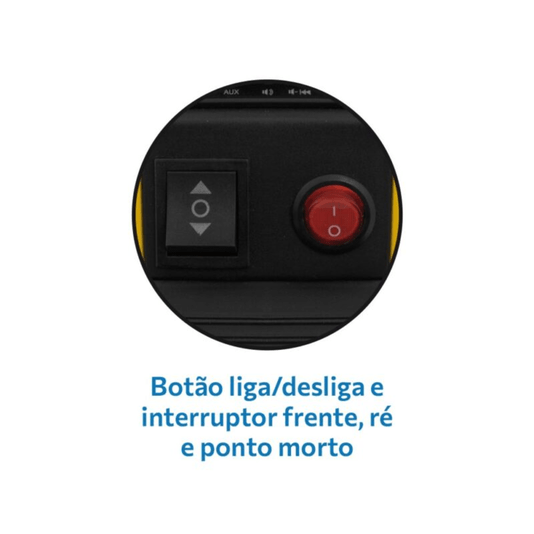 Quadriciclo Elétrico 6V Amarelo Bandeirante