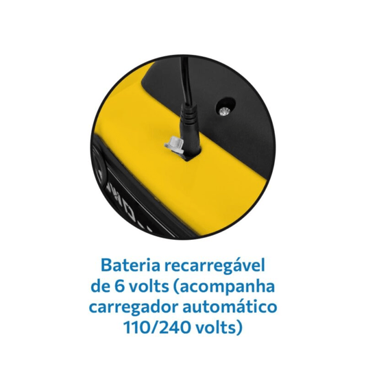 Quadriciclo Elétrico 6V Amarelo Bandeirante