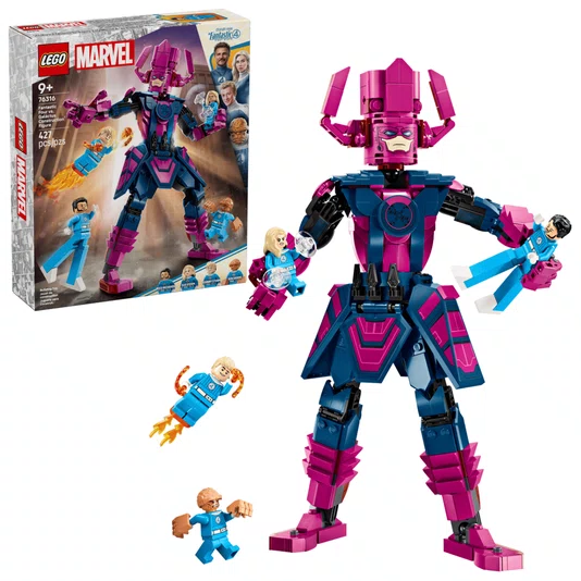 Quarteto Fantástico vs Figura de Construção de Galactus Lego Marvel 