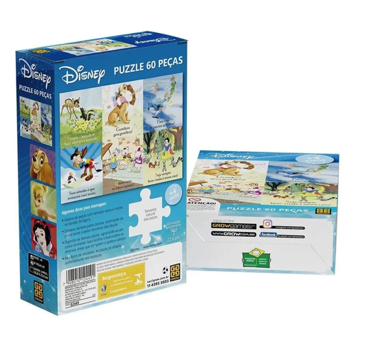 Quebra-Cabeça Disney 60 PEÇAS Grow