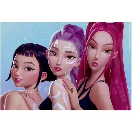 Quebra Cabeça Guerreiras do K-Pop 200 Peças Grow