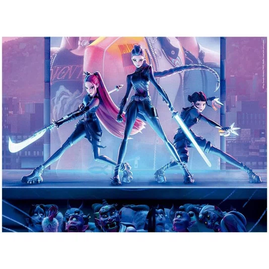 Quebra Cabeça Guerreiras do K-Pop 500 Peças Grow