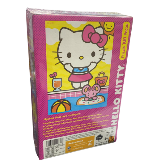 Quebra Cabeça Hello Kitty 100 Peças Grow