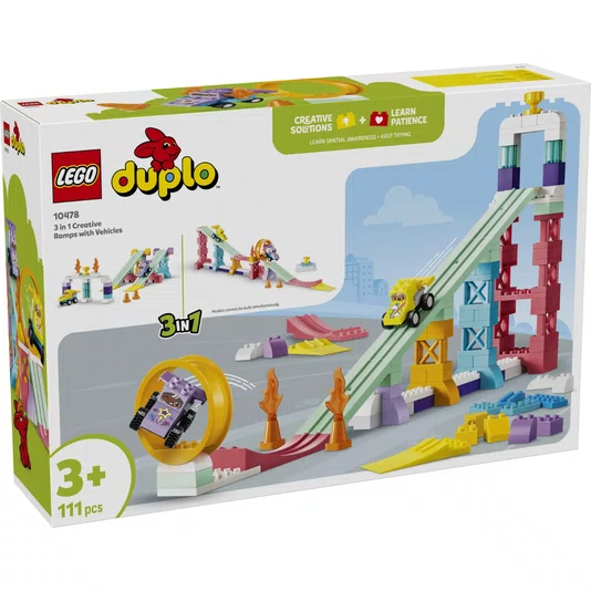 Rampas Criativas com Veículos 3 em 1 Lego Duplo 