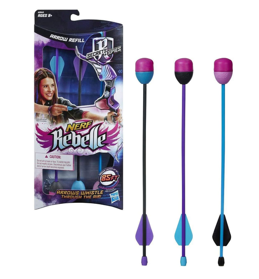 Refil Nerf Rebelle 12 Dardos Flecha Hasbro