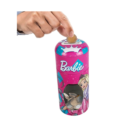 Relógio Infantil Digital No Cofrinho Barbie Fun