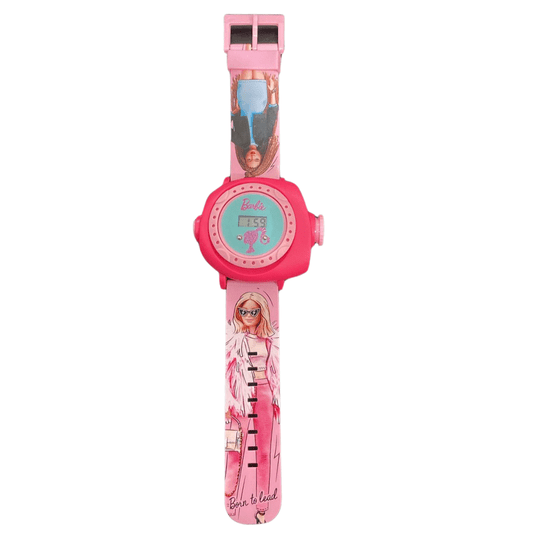 Relógio com Projeção Barbie Fun
