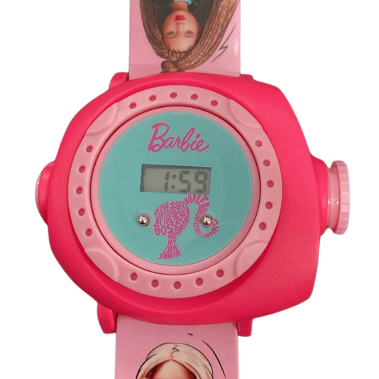 Relógio com Projeção Barbie Fun