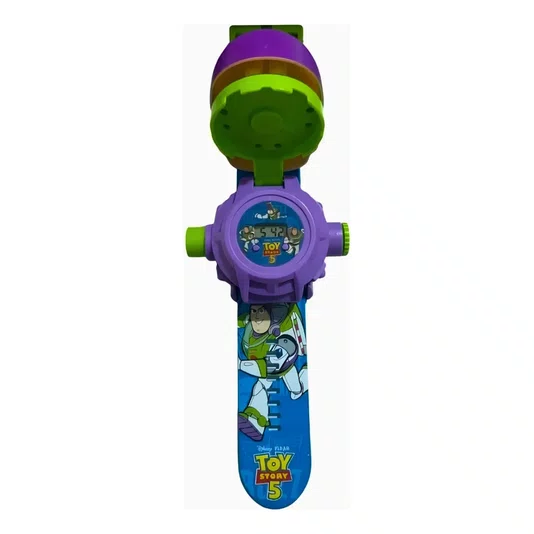 Relógio Projetor Infantil Buzz Lightyear Toy Story 5 Toyng 