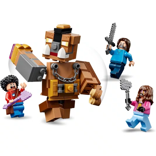 Ringue De Luta Na Mansão Da Mata Lego Minecraft Movie 