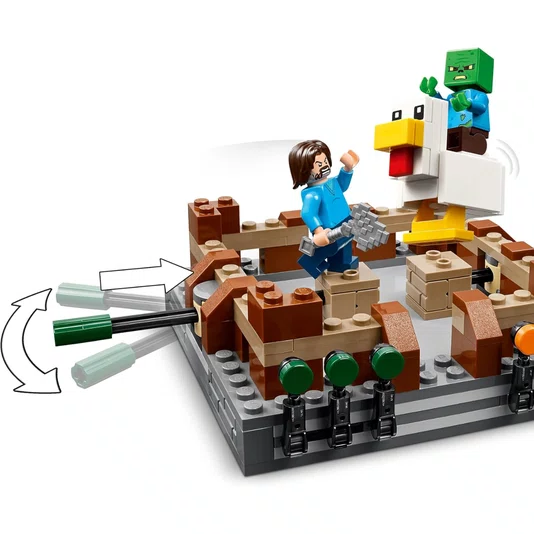 Ringue De Luta Na Mansão Da Mata Lego Minecraft Movie 