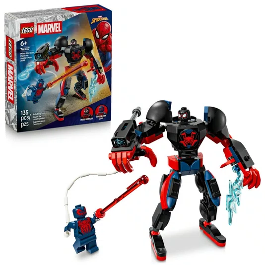 Robô do Miles Morales vs. Spider-Man 2099 Lego Marvel 
