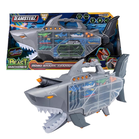  Robô Shark Transportador Fun