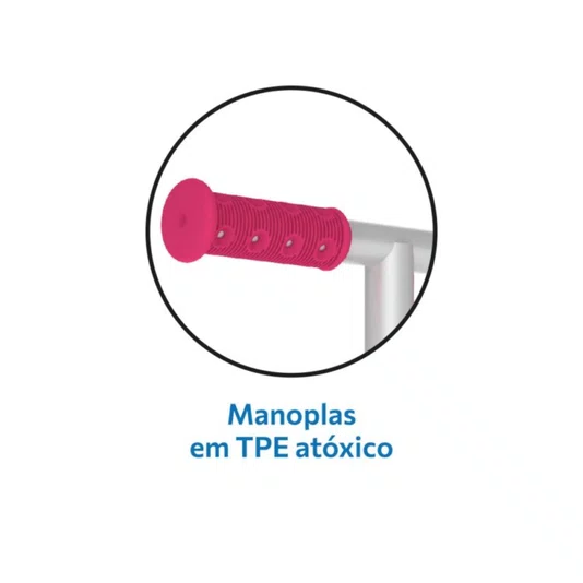 Skatenet Max Led Ajustável Pink Bandeirante