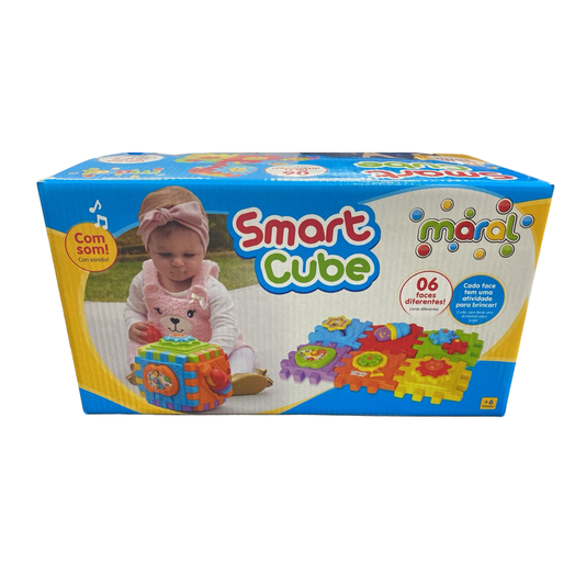 Smart Cube Caixa com Som Cubo Didático Maral