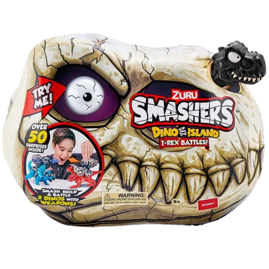 Smashers Cabeça Dino Island T-Rex Battles 