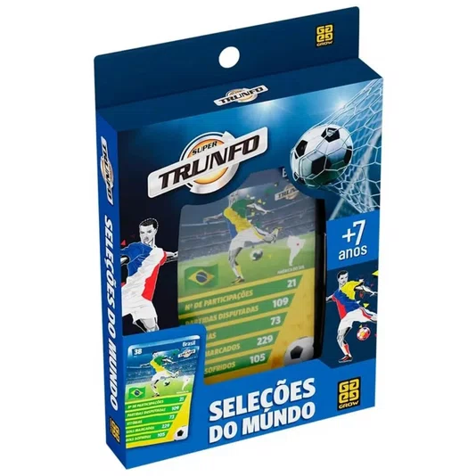 Super Trunfo Seleções do Mundo Grow 