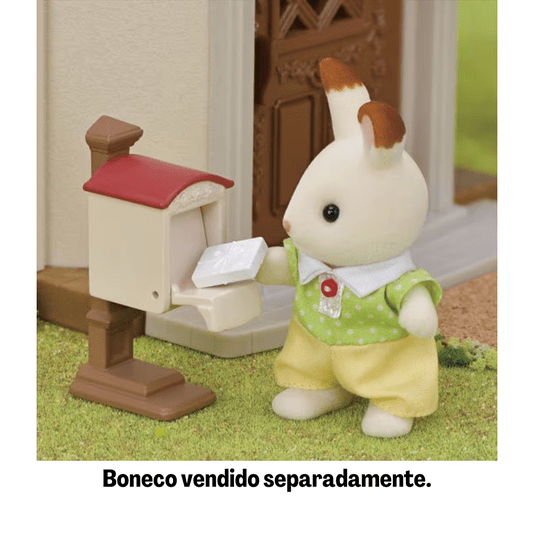 Sylvanian Families Casa de Telhado Vermelho com Sótão Secreto e Luzes Epoch