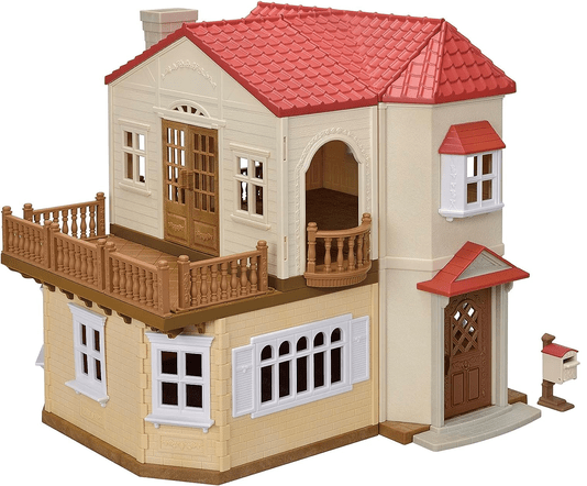 Sylvanian Families Casa de Telhado Vermelho com Sótão Secreto e Luzes Epoch