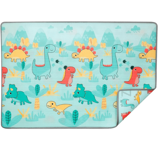Tapete Infantil Dobrável Dupla Face Baby Dino Buba