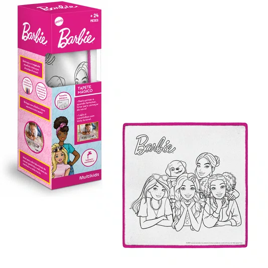 Tapete Mágico Para Colorir Barbie Multilaser
